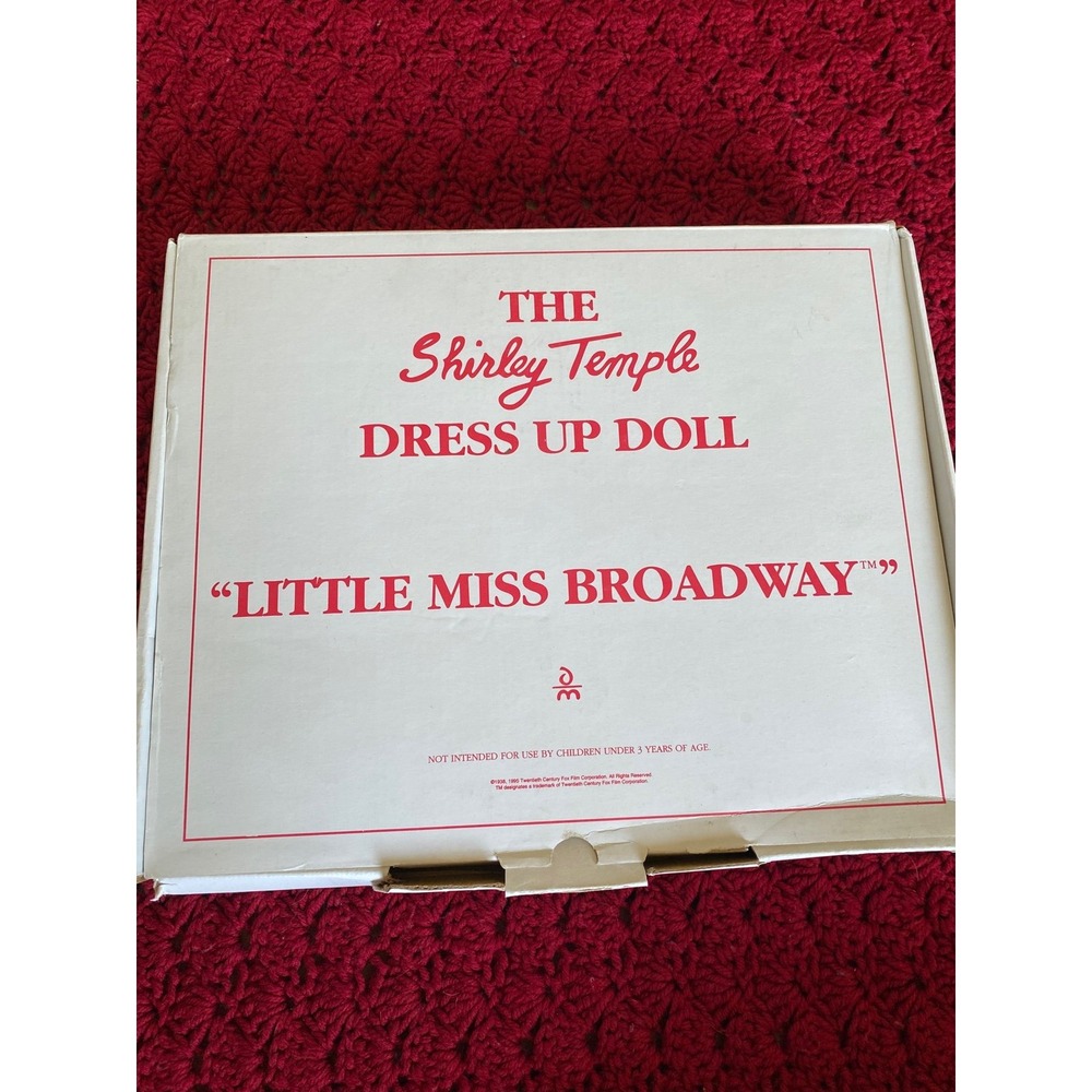 Shirley Temple Dress Up‎ Doll Outfit - Little Miss Broadway